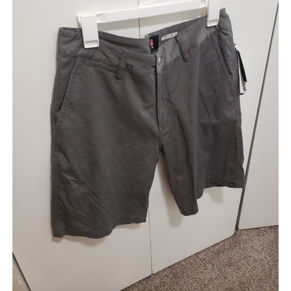 RARE SAMPLE SHORTS Quiksilver Men's Chino GRAY Shorts Size 32  New